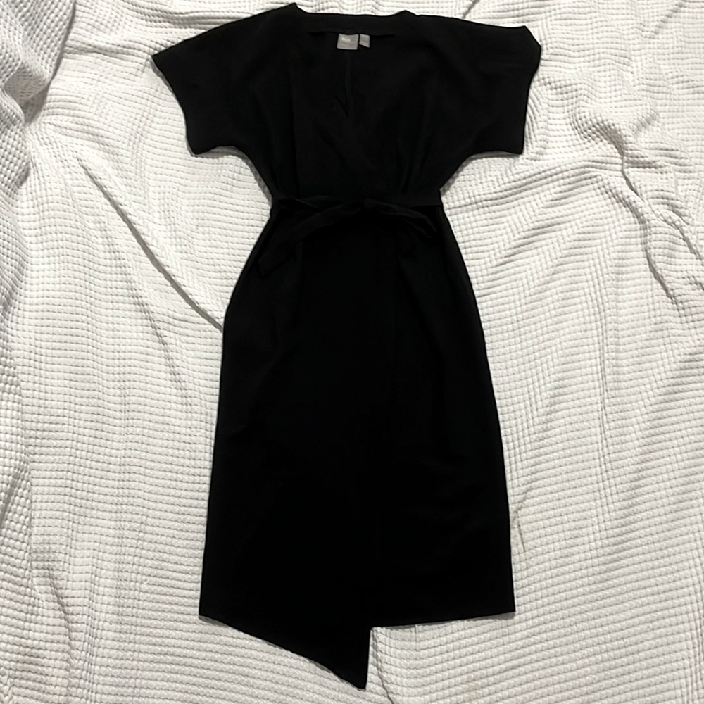 ASOS black kimono dress
